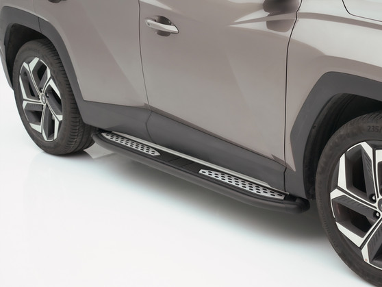 Plus Black Running Board Side Steps For VAUXHALL MOKKA 2013-2162