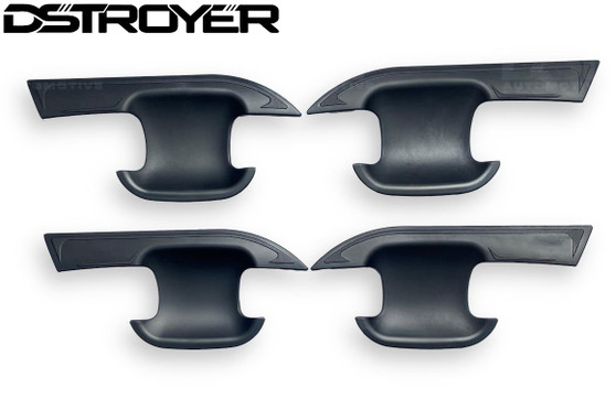 Door Handle Bowel Trims 4pcs Matte Black For Ford Ranger T9 2023-on