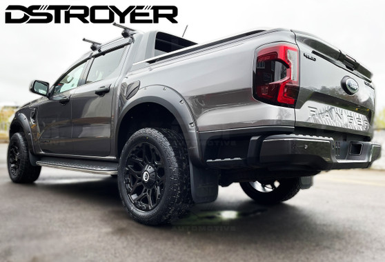 Dstroyer 6" Textured Black Wheel Arch Kit For Ford Ranger T9 Wildtrak 2023-on