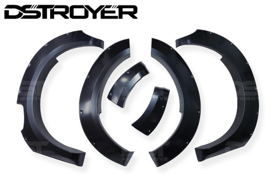 Dstroyer 9" Black Wheel Arch Kit For Ford Ranger T9 Wildtrak 2023-on