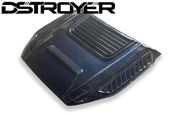 Dstroyer Large Black Hood Scoop For Ford Ranger T7 2015-2017
