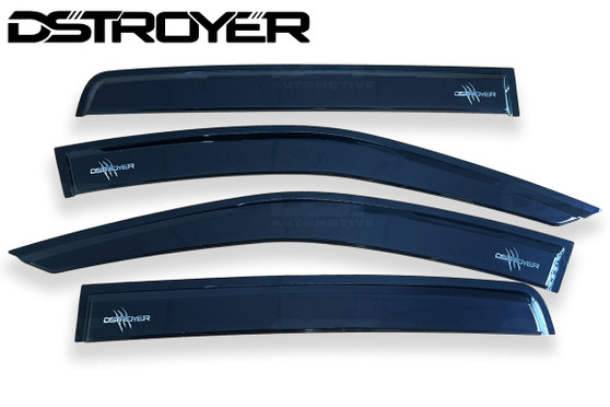 Dstroyer Black Wind Deflector 4pcs For Ford Ranger T9 2023-on