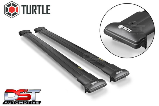 Ford Transit Custom Roof Rail & Crossbar set- 2023-on Black SWB