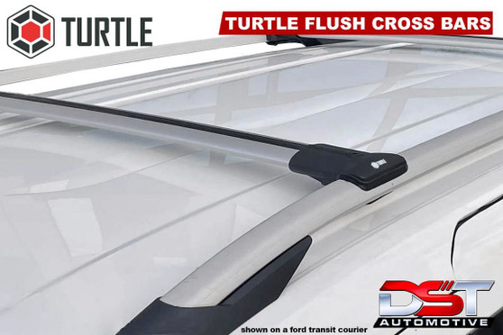 Ford Transit Custom 2023-on Cross Bars 3 Pack - SILVER