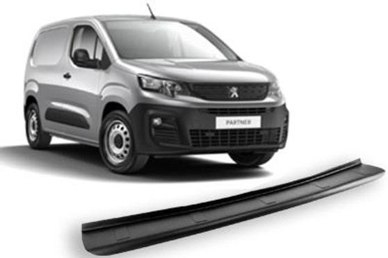 DST Full Rear Bumper Cover For Peugeot Partner 2019-On