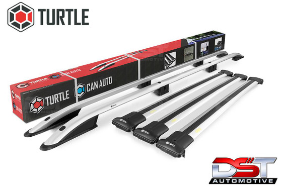 Ford CONNECT LWB Silver Roof Rails & 3 Cross Bar Set - 2024-on