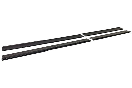 ABS Gloss Black REAR Bumper Splitter Diffuser For Ford Transit Custom 2023-on
