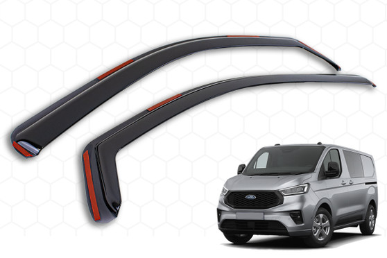 DST Wind Deflector In-Channel for Ford Transit Custom 2024-on