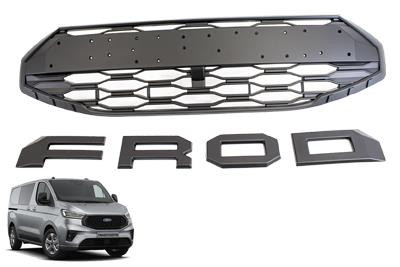 DST Grille Panel for Ford Transit Custom 2024-on - Matt Black