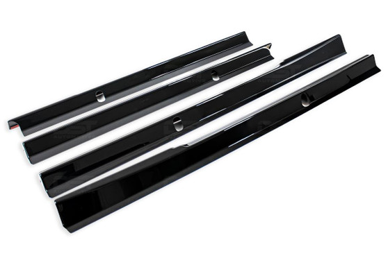 DST Side Skirt for Ford Transit Custom 2024-on  SWB Style w/ Mudflap- Gloss Black