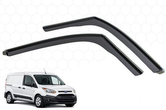 Niken In Channel 2pcs Wind Deflectors For Ford Connect MK2 2015-2023