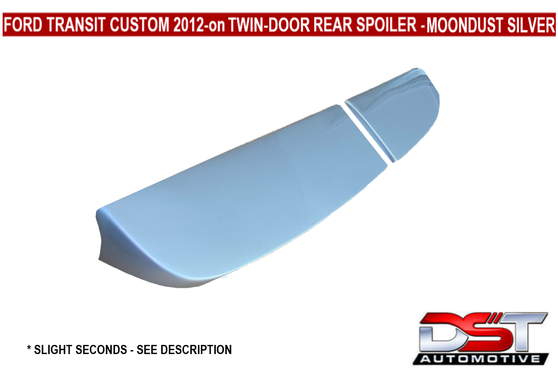 DST Rear Spoiler Ford Custom 2012-on Twin Door - MOONDUST SILVER - Slight Seconds