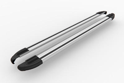 CAN Automotive Brilliant XP1 Silver Side Steps Running Boards For your Vehicle