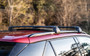 Kia Sportage Air 2 Black Lockable Cross Bar Roof Rack Set 2010-2015