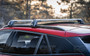 Kia Sportage Air 2 Black Lockable Cross Bar Roof Rack Set 2010-2015