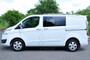 Turtle Roof Rails Shown on a Ford Transit Custom mk1