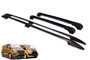 Ford Custom Roof Rails &  Lockable Cross Bars Set - LWB Powder BLACK 2012-on
