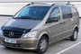 Mercedes Vito Roof Rails and 3 Cross Bars Set - Ex-LONG Satin Silver 2003-on