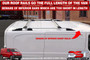 Citroen Dispatch Roof Rack Rails & 3 Cross Bars Set - Long (XL) Silver 2016-on