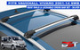 Vauxhall Vivaro Roof Rails & Lockable Cross Bars Set - SWB SILVER 2001-14