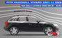 Vauxhall Vivaro Roof Rails & Lockable Cross Bars Set - SWB SILVER 2001-14