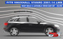 Vauxhall Vivaro Roof Rails & Lockable Cross Bars Set - LWB SILVER 2001-14