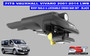 Vauxhall Vivaro Roof Rails & Lockable Cross Bars Set - LWB BLACK 2001-14