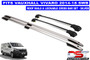 Vauxhall Vivaro Roof Rails & Lockable Cross Bars Set - SWB Silver 2014-18