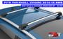 Vauxhall Vivaro Roof Rails & Lockable Cross Bars Set - SWB Silver 2014-18