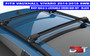 Vauxhall Vivaro Roof Rails & Lockable Cross Bars Set - SWB Black 2014-18