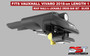Vauxhall Vivaro Roof Rails & Lockable Cross Bars Set - Length-1 Black 2014-18