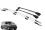 Vauxhall Vivaro Roof Rails & Lockable Cross Bars Set - Length-1 Black 2014-18