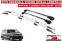 Vauxhall Vivaro Roof Rails & Lockable Cross Bars Set - Length-2 Black 2014-18