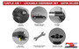 Vauxhall Vivaro Roof Rails & Lockable Cross Bars Set - Length-2 Black 2014-18