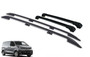 Vauxhall Vivaro Roof Rails & Lockable Cross Bars Set - Length-1 Black 2018-on