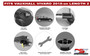 Vauxhall Vivaro Roof Rails & Lockable Cross Bars Set - Length-2 Black 2018-on