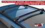 Peugeot Expert Roof Rails & Lockable Cross Bars Set - L1 Compact Black 17-on