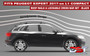 Peugeot Expert Roof Rails & Lockable Cross Bars Set - L1 Compact Black 17-on