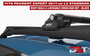 Peugeot Expert Roof Rails & Lockable Cross Bars Set - L2 Standard Black 17-on