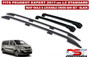 Peugeot Expert Roof Rails & Lockable Cross Bars Set - L2 Standard Black 17-on