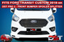 DST PRO 2 Front Spoiler Splitter Ford Transit Custom2018> FACELIFT