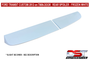 DST Rear Spoiler Ford Custom 2012-on TWIN DOOR - FROZEN WHITE - Slight Seconds