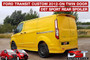 Painted Twin Door Rear Spoiler For Ford Transit Custom - MAGNETIC GREY 