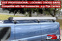 VW T6/T6.1 DST Pro Heavy Duty Lockable Roof Bar Set x2 - 2015-on