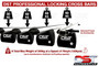 VW T6/T6.1 DST Pro Heavy Duty Lockable Roof Bar Set x4 - 2015-on