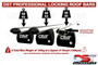 Citroen Dispatch DST Pro Heavy Duty Lockable Roof Bar Set x3 - 2016-on