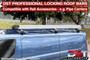 Toyota Proace DST Pro Heavy Duty Lockable Roof Bar Set x2 - 2017-on