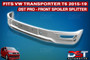DST Pro Front Spoiler Splitter VW T6 2015-18 PRE-FACELIFT