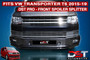 DST Pro Front Spoiler Splitter VW T6 2015-18 PRE-FACELIFT