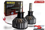 H1 LED Headlight Bulbs 8000LM, DST Car High/Low Beam Lamps 12V 32W, 6000k White, Set of 2-TEST